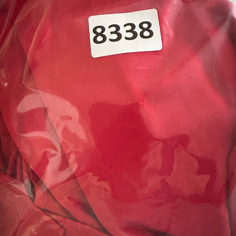 LOVE Red One Size Satin Robe - Picture 9 of 9